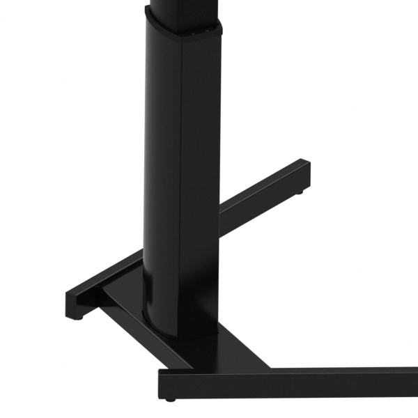 Electric Adjustable Desk | 117x90 cm | Beech with black frame